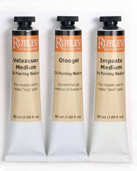 Rublev Colours Solvent-Free Oil Painting Medium Sampler